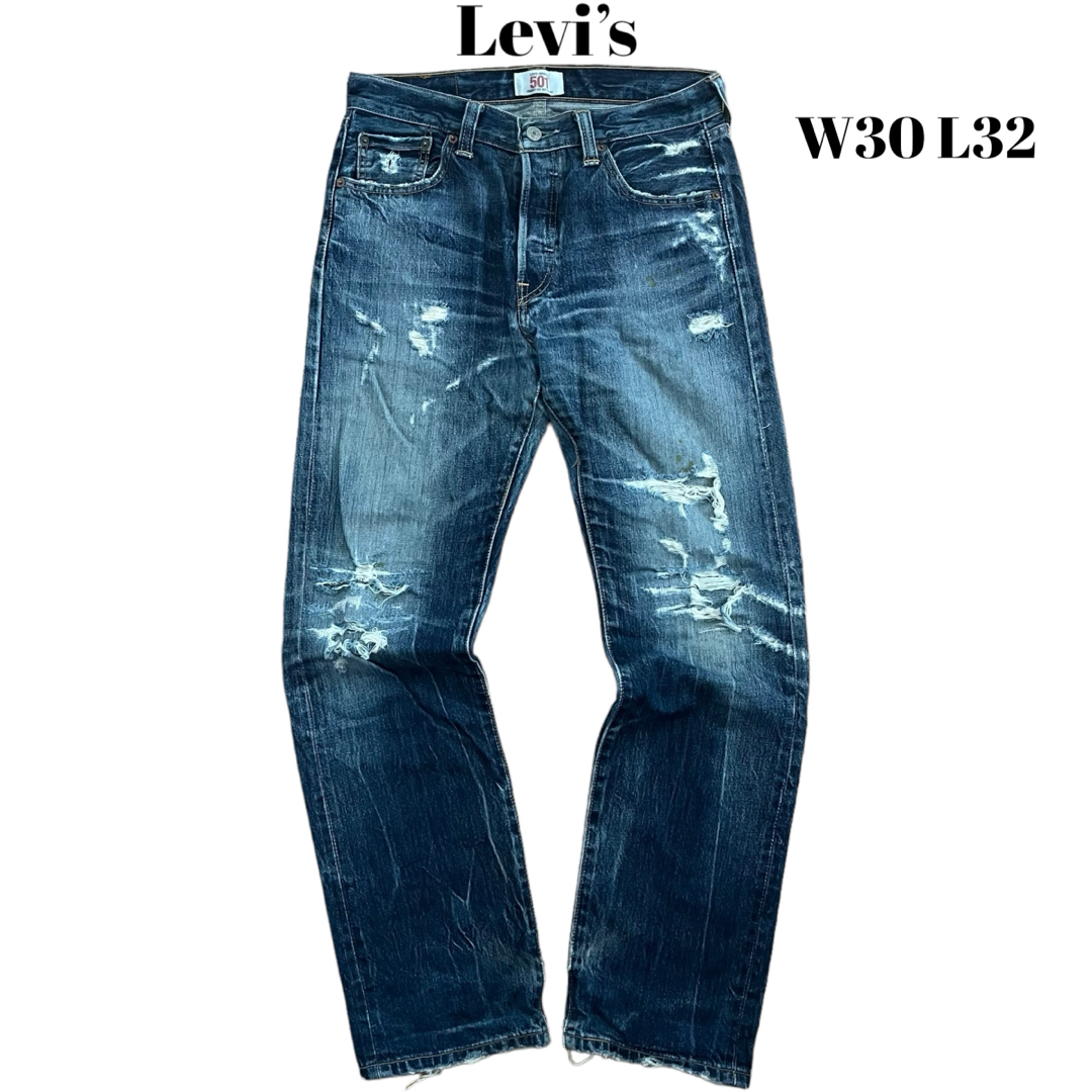 501(ゴーマルイチ)のLevi’s 501 デニムパンツ クラッシュパンツ カートコバーン グランジ メンズのパンツ(デニム/ジーンズ)の商品写真