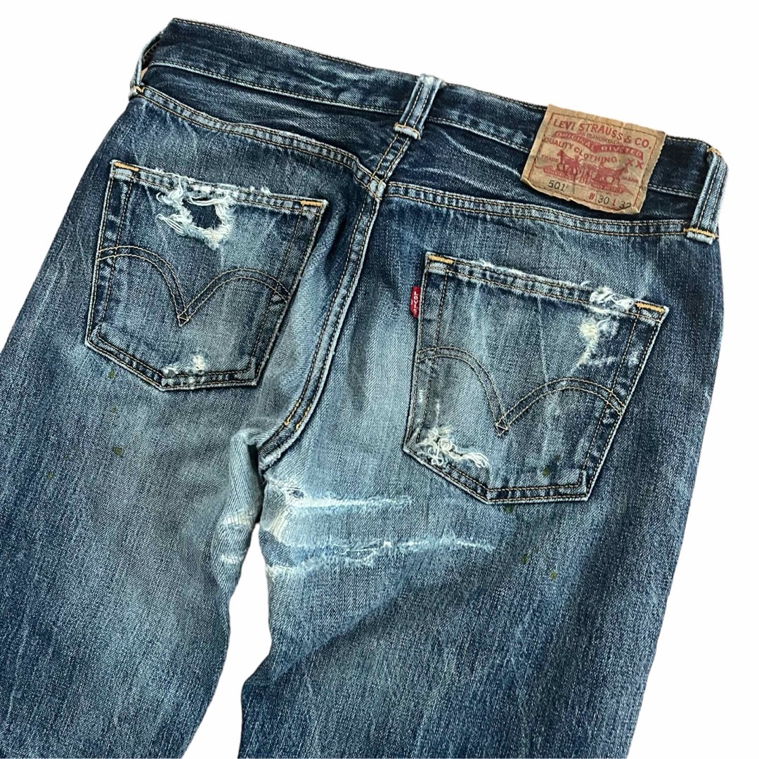 501(ゴーマルイチ)のLevi’s 501 デニムパンツ クラッシュパンツ カートコバーン グランジ メンズのパンツ(デニム/ジーンズ)の商品写真