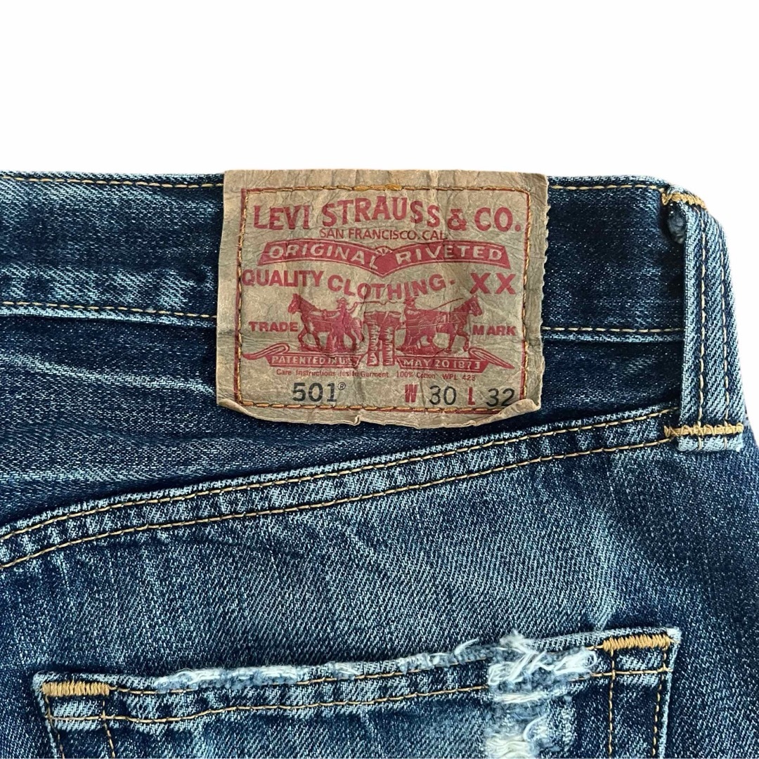 501(ゴーマルイチ)のLevi’s 501 デニムパンツ クラッシュパンツ カートコバーン グランジ メンズのパンツ(デニム/ジーンズ)の商品写真