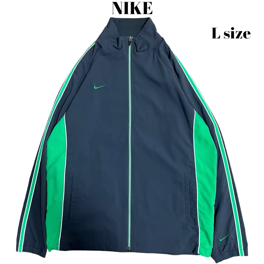 NIKE(ナイキ)の00’s NIKE トラックジャケット マルチカラー テック パンク Y2K メンズのトップス(ジャージ)の商品写真