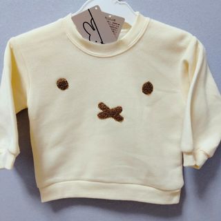 ミッフィー(miffy)の95 新品　トレーナー　ミッフィー　miffy　男の子　女の子　おしゃれ　白(Tシャツ/カットソー)