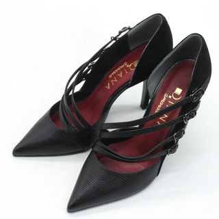 ダイアナ(DIANA)のダイアナ パンプス ポインテッドトゥ ハイヒール 日本製 ブランド シューズ 靴 黒 レディース 24サイズ ブラック DIANA(ハイヒール/パンプス)