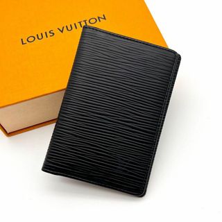 ルイヴィトン(LOUIS VUITTON)の【超極美品】ルイヴィトン　オーガナイザードゥポッシュ　エピ　名刺入れ　ノワール(名刺入れ/定期入れ)