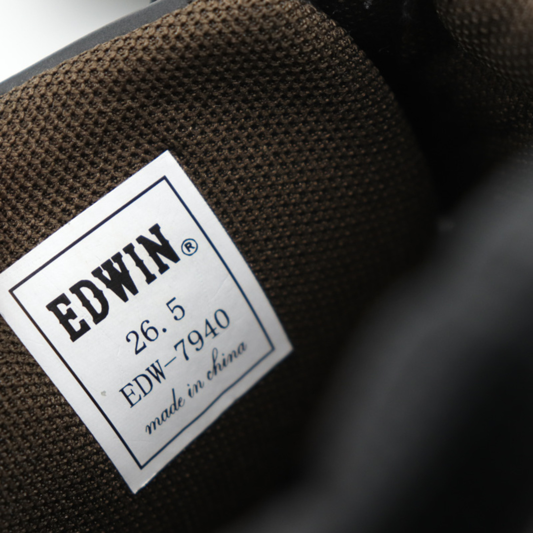 EDWIN(エドウィン)のエドウィン スニーカー 防水 ローカット EDW-7940 シューズ 靴 黒 メンズ 26.5サイズ ブラック EDWIN メンズの靴/シューズ(スニーカー)の商品写真
