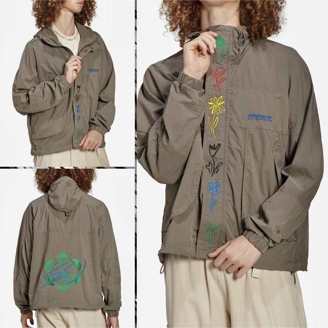 adidas(アディダス)のadidas × Sean Wotherspoon 刺繍　ANORAK XL メンズのジャケット/アウター(ナイロンジャケット)の商品写真