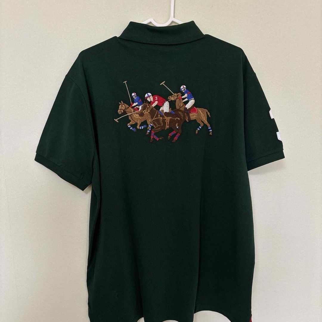 POLO RALPH LAUREN(ポロラルフローレン)の新品タグ付き　ポロラルフローレン　刺繍ポロシャツ　Lサイズ メンズのトップス(ポロシャツ)の商品写真