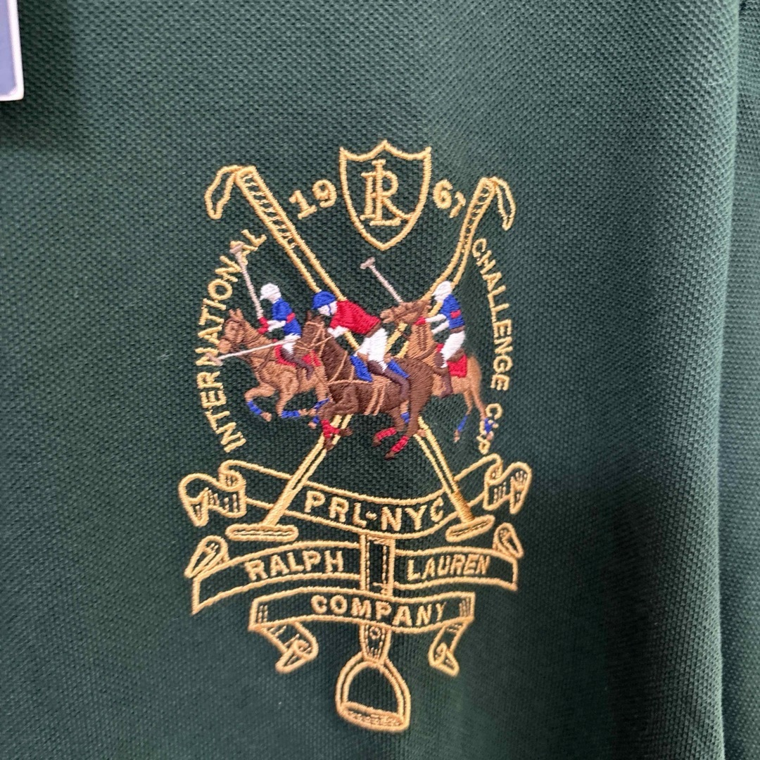 POLO RALPH LAUREN(ポロラルフローレン)の新品タグ付き　ポロラルフローレン　刺繍ポロシャツ　Lサイズ メンズのトップス(ポロシャツ)の商品写真