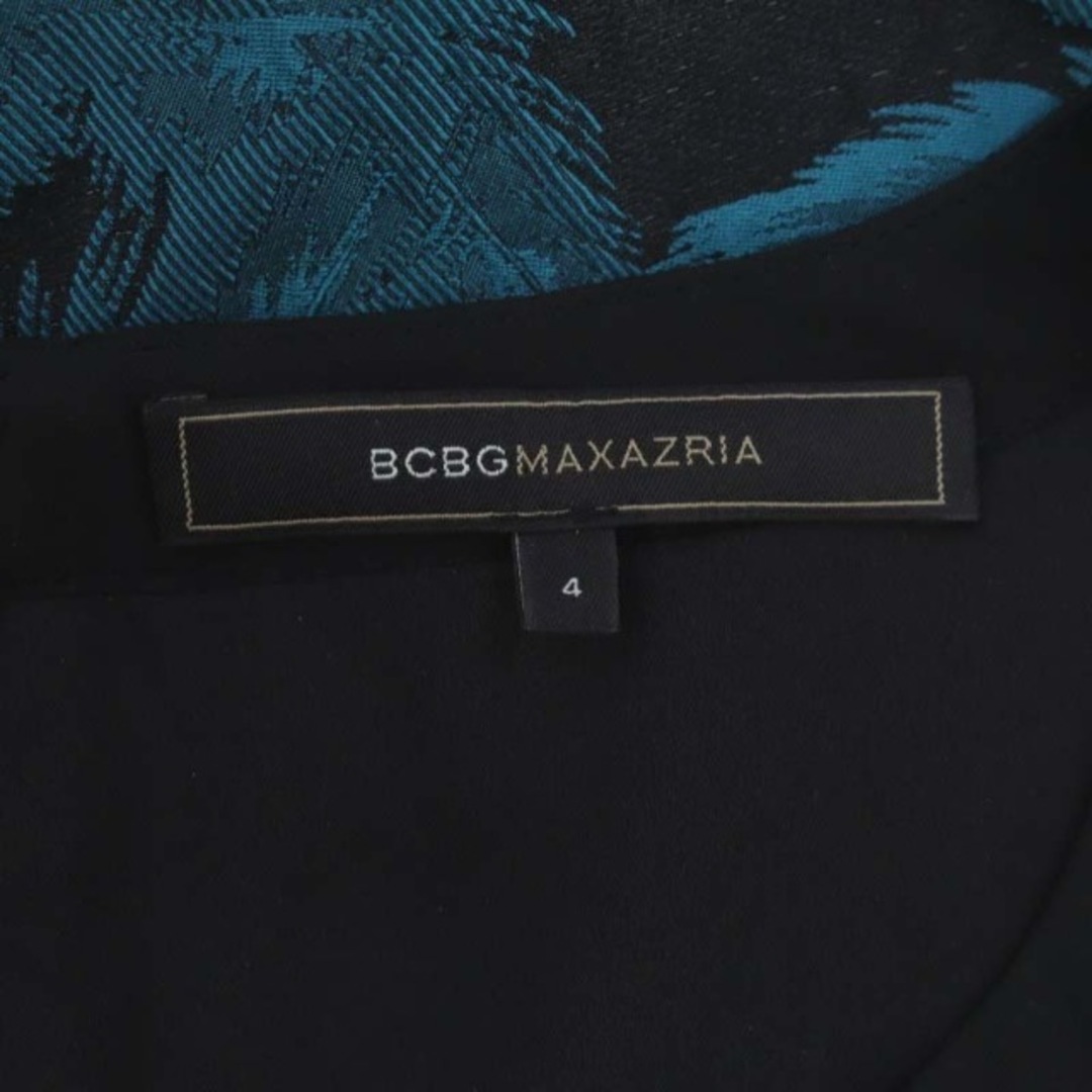 BCBGMAXAZRIA(ビーシービージーマックスアズリア)のビーシービージーマックスアズリア ジャガードワンピース ミニ ノースリーブ レディースのワンピース(ミニワンピース)の商品写真