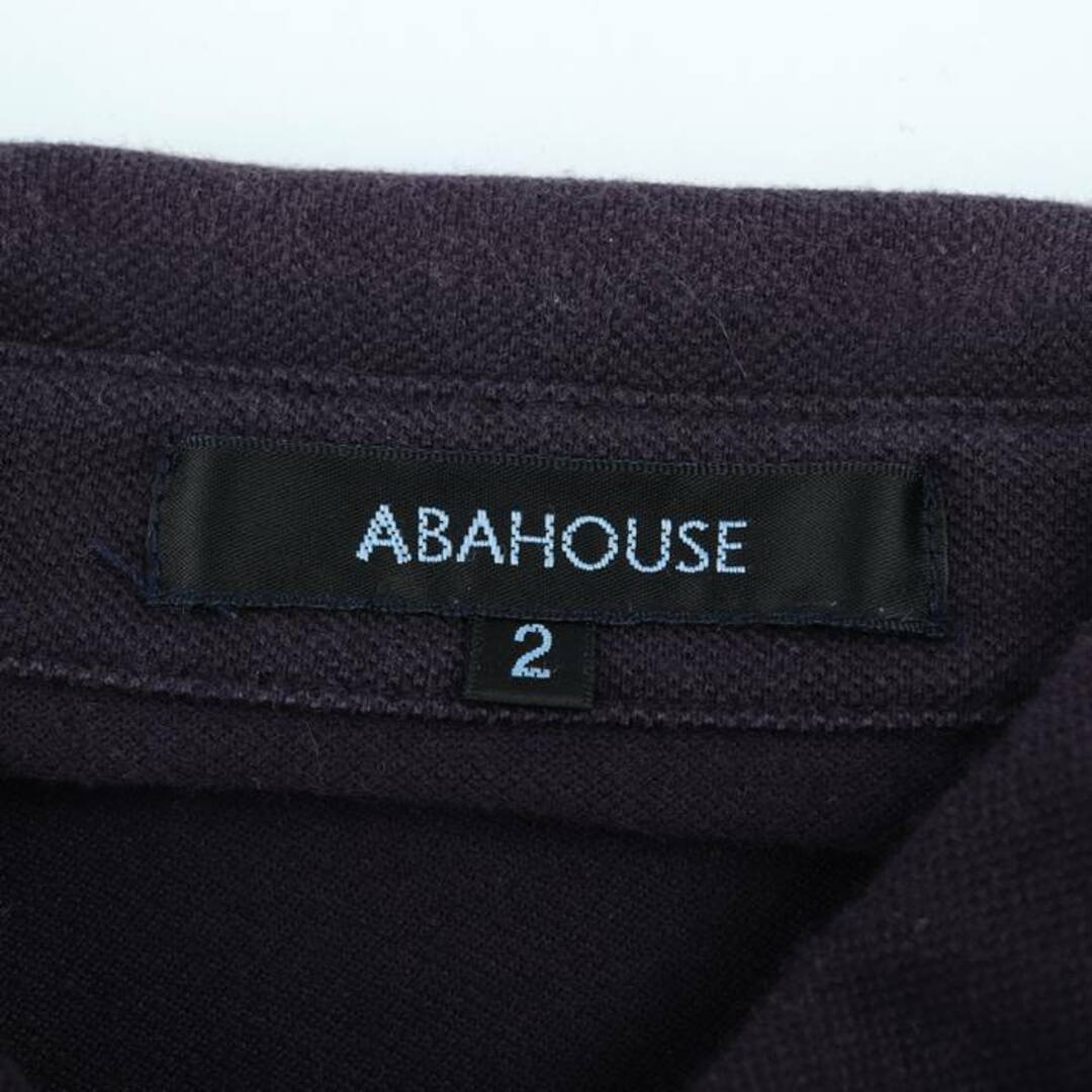 ABAHOUSE(アバハウス)のアバハウス ポロシャツ 半袖 ボタンダウン トップス メンズ 2サイズ ネイビー ABAHOUSE メンズのトップス(ポロシャツ)の商品写真