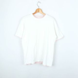 オシュコシュ(OshKosh)のオシュコシュ Tシャツ 半袖 レイヤード 綿100％ トップス メンズ Mサイズ ホワイト OSHKOSH(Tシャツ/カットソー(半袖/袖なし))