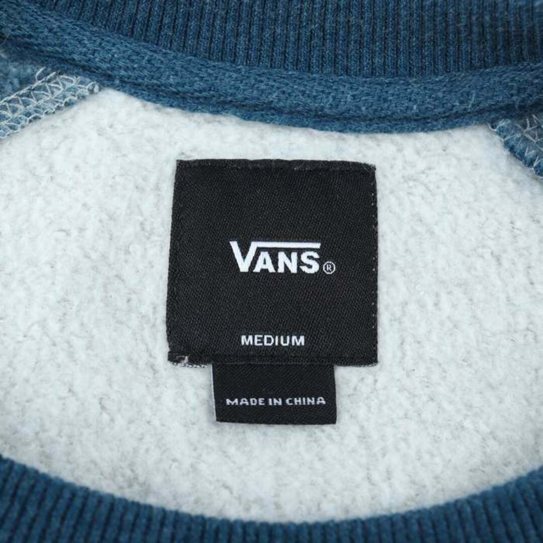 VANS(ヴァンズ)のバンズ トレーナー スウェット スエット 裏起毛 トップス メンズ Mサイズ グレー VANS メンズのトップス(スウェット)の商品写真