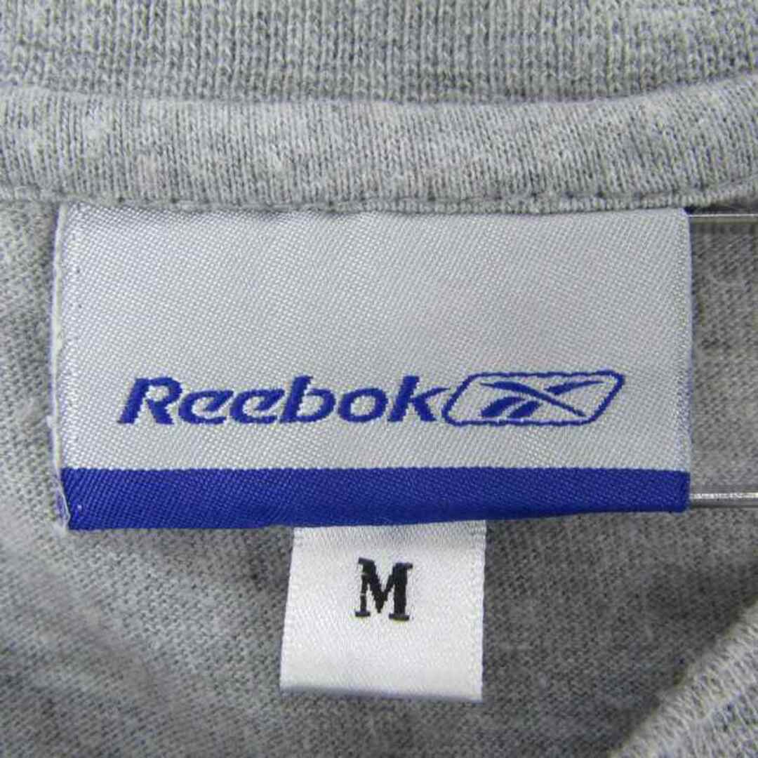 Reebok(リーボック)のリーボック 半袖Tシャツ ロゴT スポーツウエア メンズ Mサイズ グレー Reebok メンズのトップス(Tシャツ/カットソー(半袖/袖なし))の商品写真