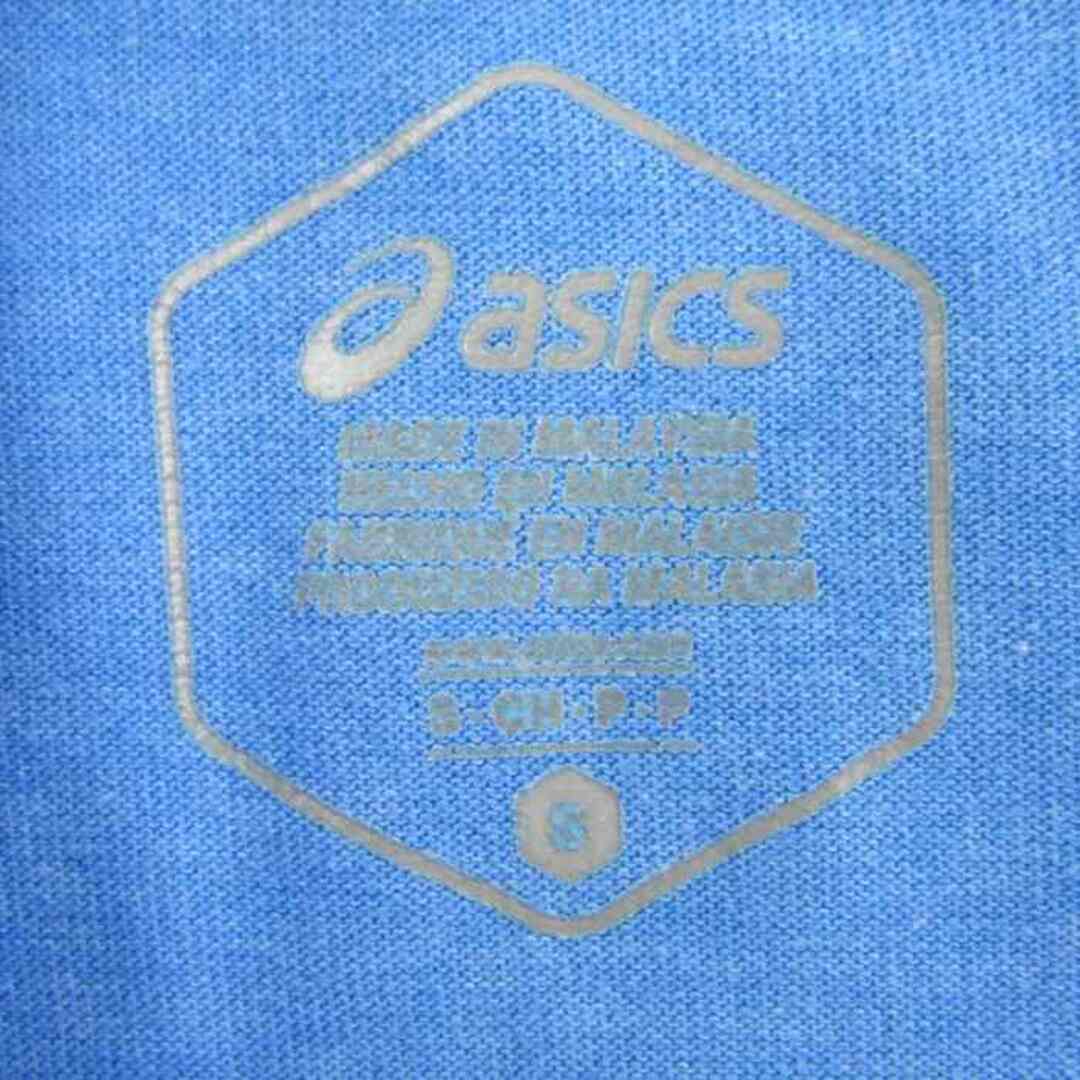 asics(アシックス)のアシックス 半袖Tシャツ バイカラー スポーツウエア メンズ Sサイズ ブルー asics メンズのトップス(Tシャツ/カットソー(半袖/袖なし))の商品写真