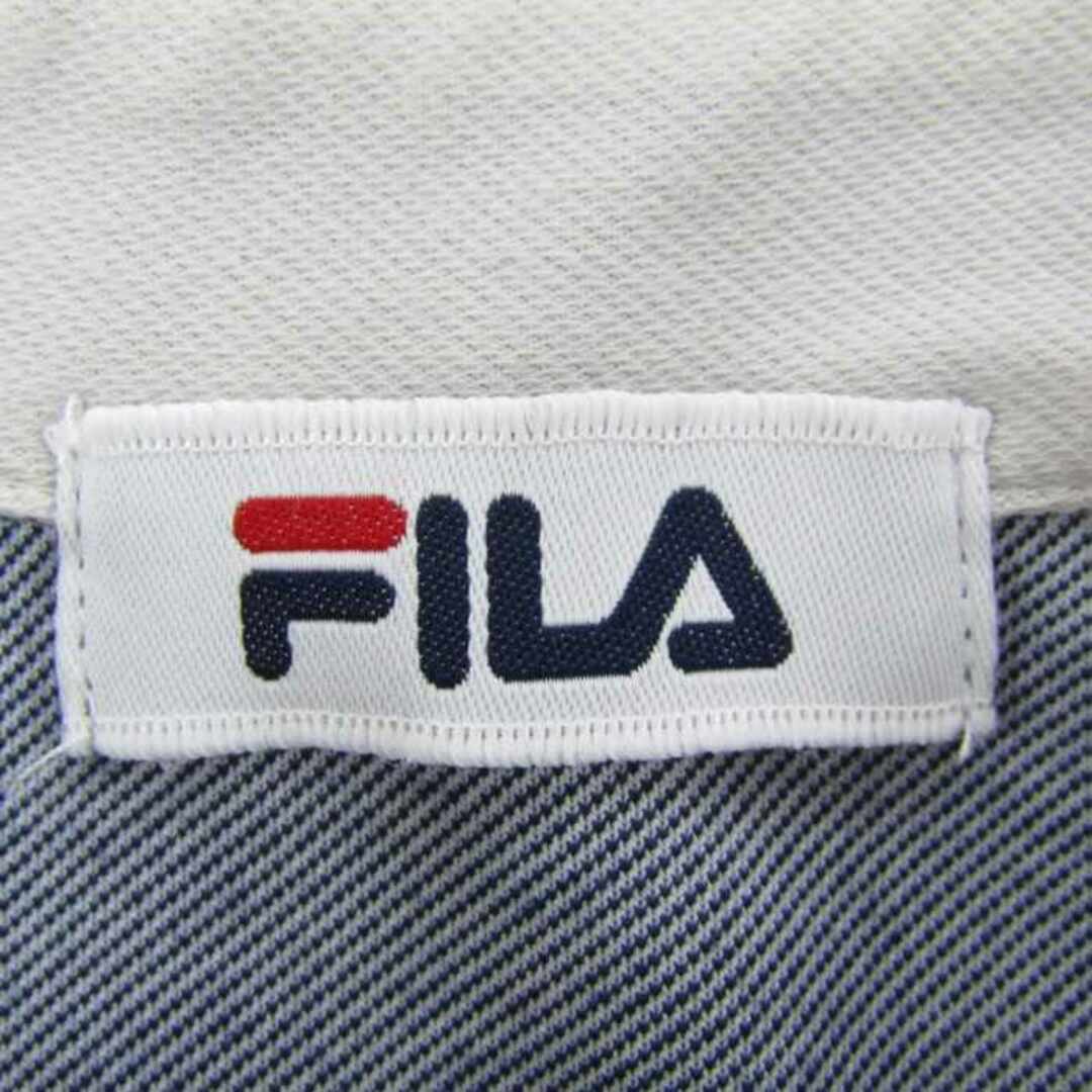 FILA(フィラ)のフィラ 半袖ポロシャツ 胸ポケット ストレッチ ゴルフウエア メンズ Lサイズ ネイビー FILA メンズのトップス(ポロシャツ)の商品写真