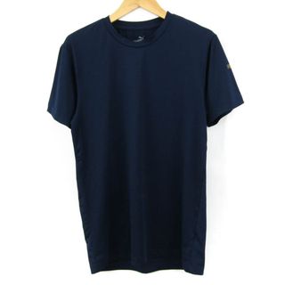 プーマ(PUMA)のプーマ 半袖Tシャツ ワンポイントロゴ  スポーツウエア  メンズ Mサイズ ネイビー PUMA(Tシャツ/カットソー(半袖/袖なし))