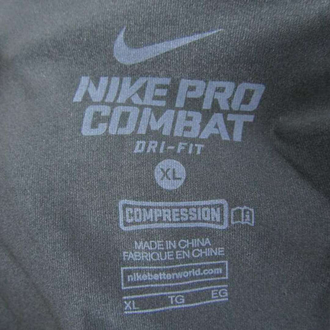 NIKE(ナイキ)のナイキ 長袖Tシャツ コンプレッションインナー ドライフィット 大きいサイズ メンズ XLサイズ ブラック NIKE メンズのトップス(Tシャツ/カットソー(七分/長袖))の商品写真