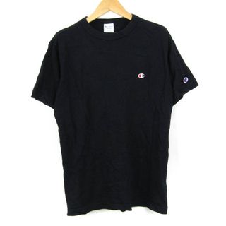 チャンピオン(Champion)のチャンピオン 半袖Tシャツ ロゴT スポーツウエア コットン メンズ Mサイズ ブラック Champion(Tシャツ/カットソー(半袖/袖なし))