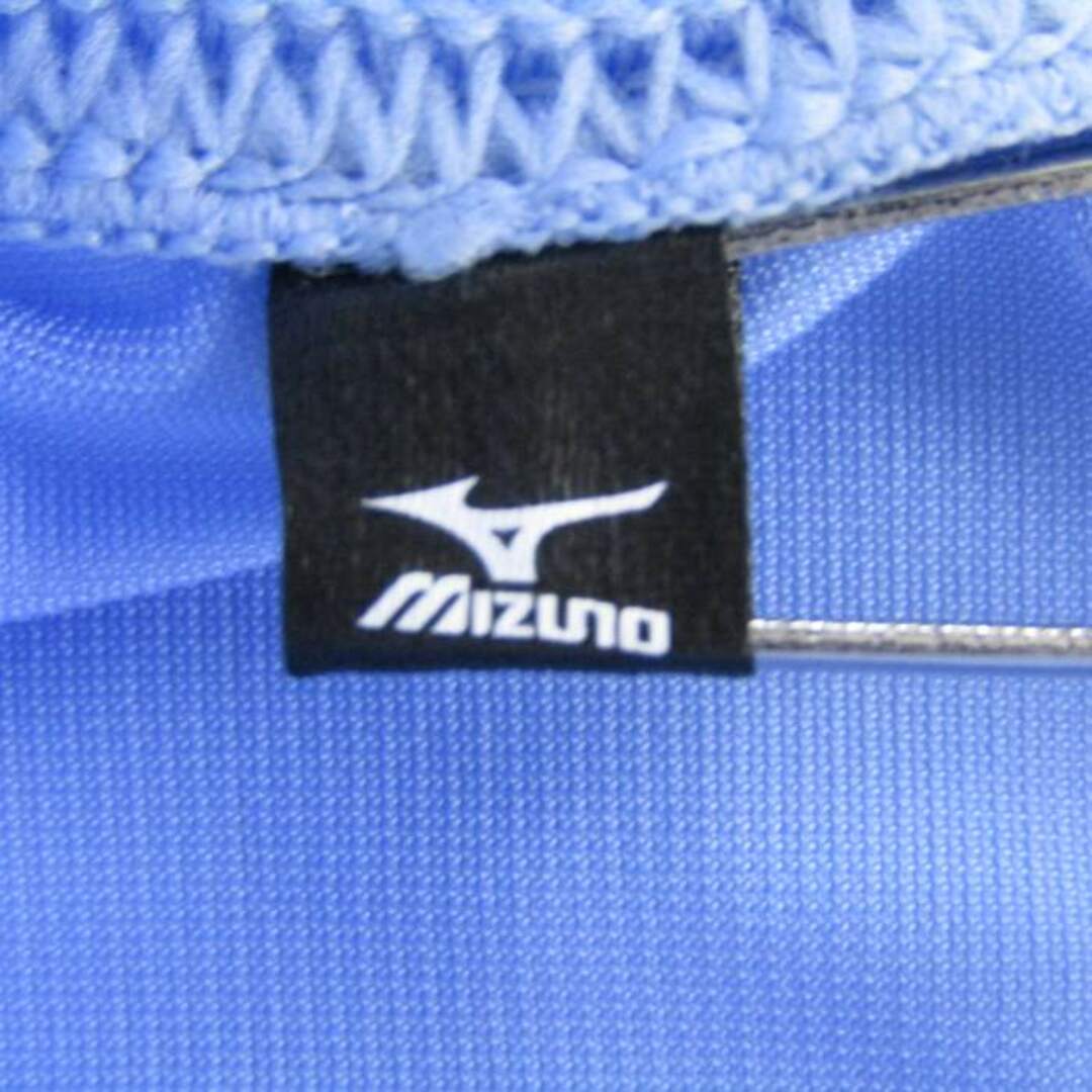 MIZUNO(ミズノ)のミズノ 長袖Tシャツ ハイネック ストレッチ スポーツウエア 大きいサイズ メンズ Oサイズ ブルー Mizuno メンズのトップス(Tシャツ/カットソー(七分/長袖))の商品写真