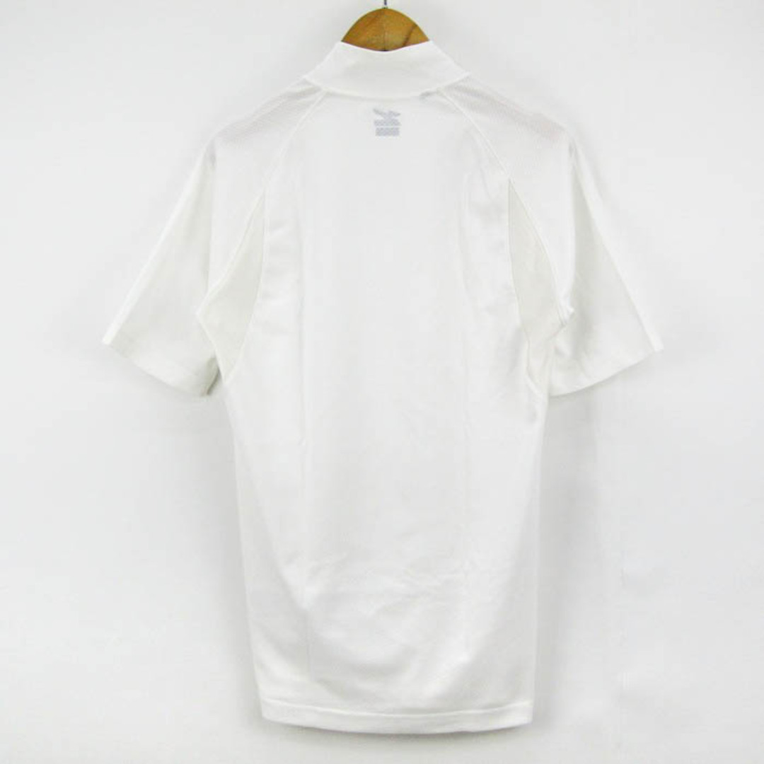 MIZUNO(ミズノ)のミズノ 半袖Tシャツ ハイネック コンプレッションインナー メッシュ メンズ Mサイズ ホワイト Mizuno メンズのトップス(Tシャツ/カットソー(半袖/袖なし))の商品写真