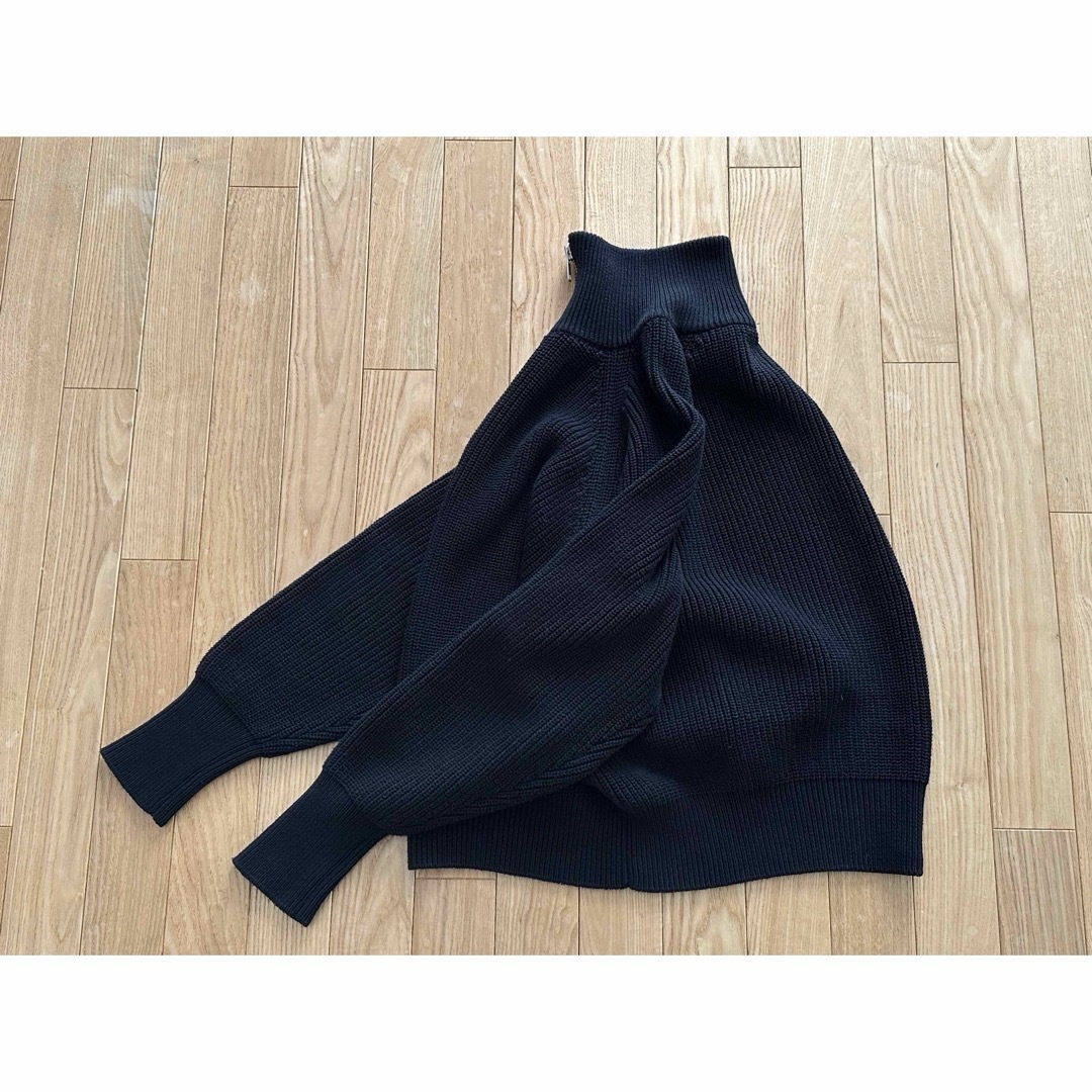 BATONER × L´ECHOPPE ハーフジップ フィッシャーマン ニット BATONER × L´ECHOPPE ハーフジップ フィッシャーマン ニット