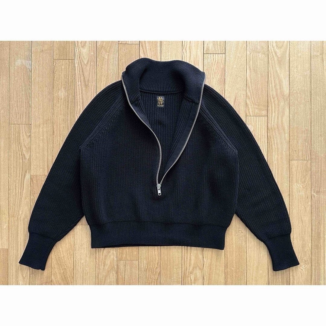 BATONER × L´ECHOPPE ハーフジップ フィッシャーマン ニット BATONER × L´ECHOPPE ハーフジップ フィッシャーマン ニット