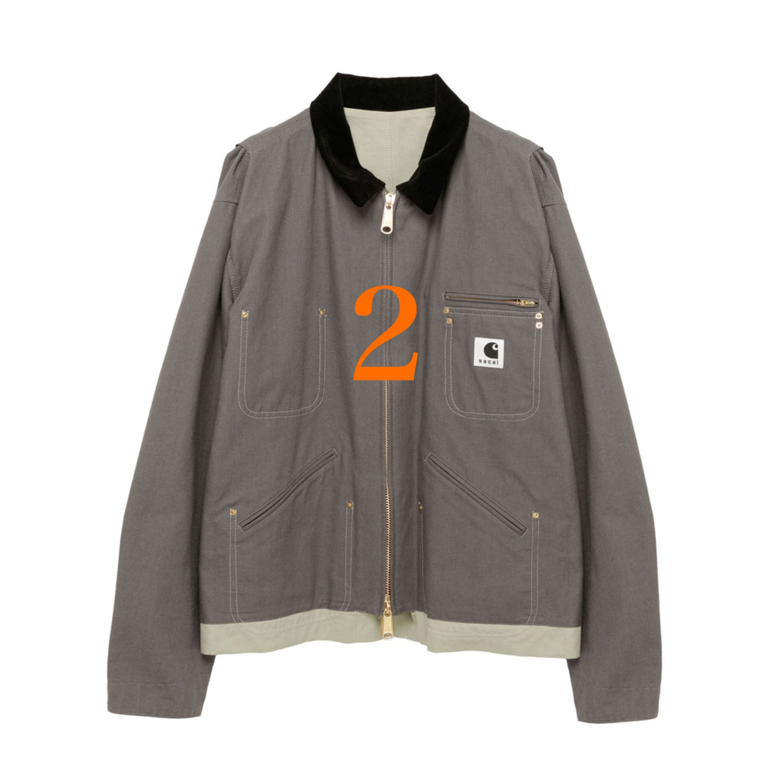sacai - Sacai Carhartt Reversible Duck Jacketの通販 by sacai - Sacai Carhartt Reversible Duck Jacketの通販 by