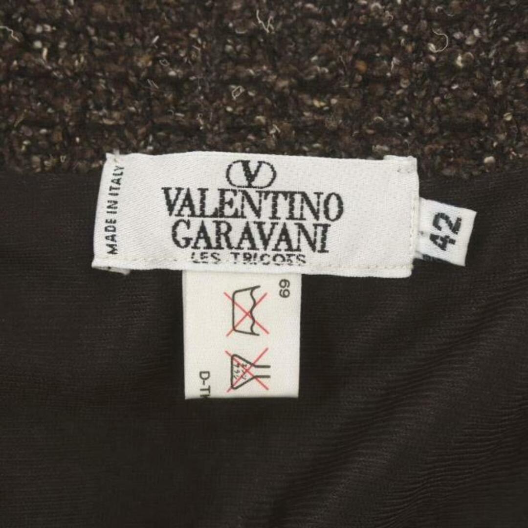 valentino garavani(ヴァレンティノガラヴァーニ)のヴァレンティノ ガラヴァーニ ツイードクロップドジャケット ニット レディースのジャケット/アウター(その他)の商品写真