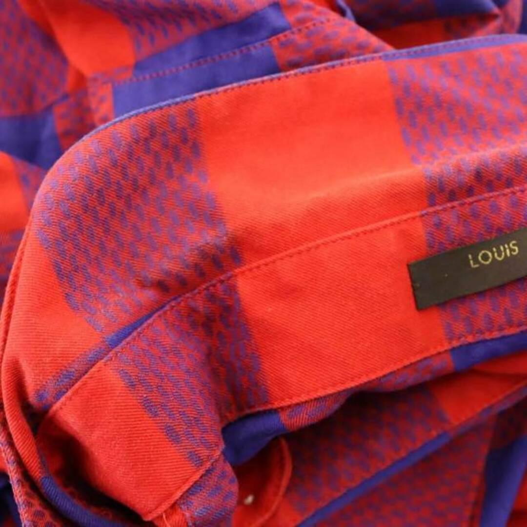 LOUIS VUITTON(ルイヴィトン)のルイヴィトン ダミエマサイ シャツ コットン 長袖 S 赤 青 メンズのトップス(シャツ)の商品写真