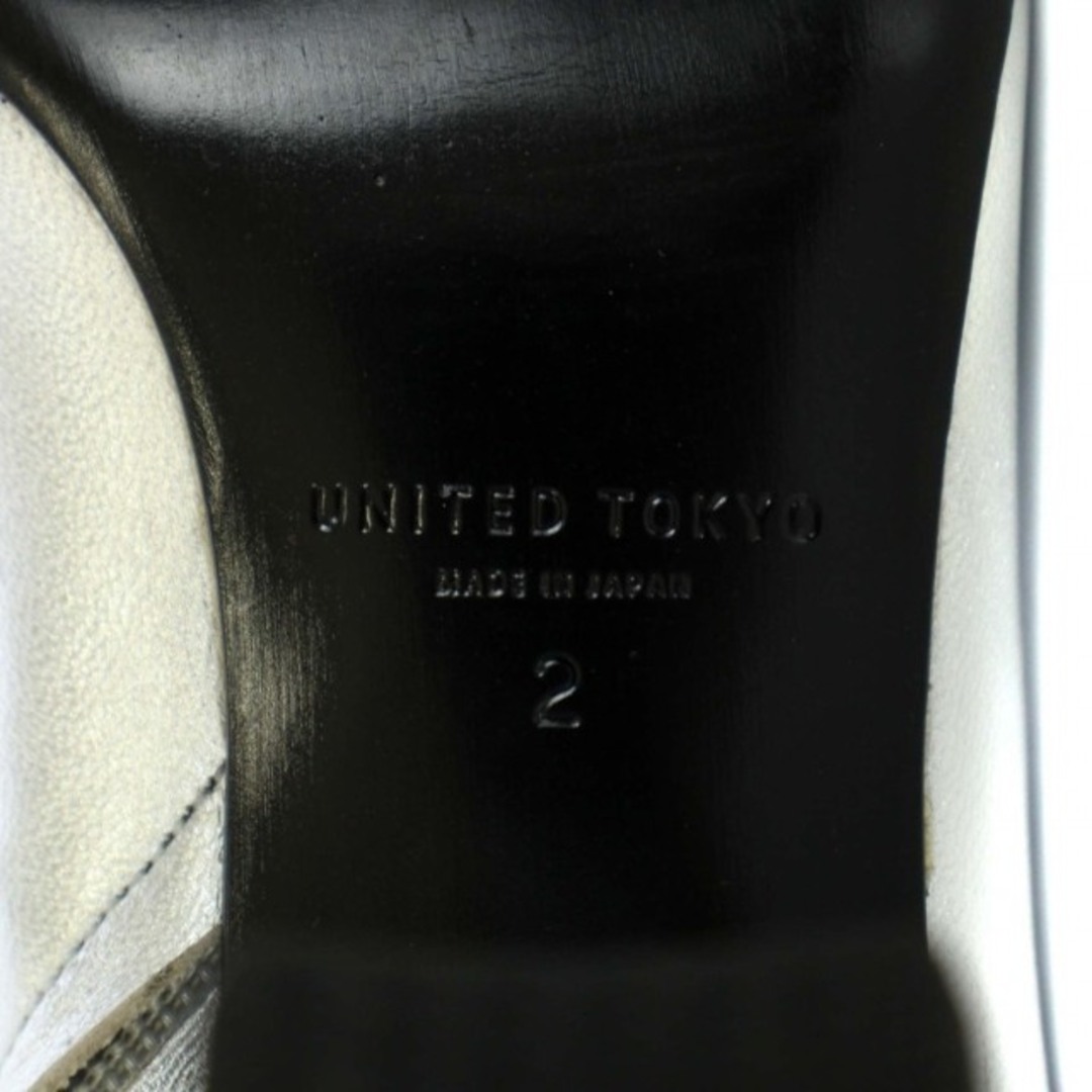 ユナイテッドトウキョウ ショートブーツ 24㎝-25㎝ シルバー レディースの靴/シューズ(ブーツ)の商品写真