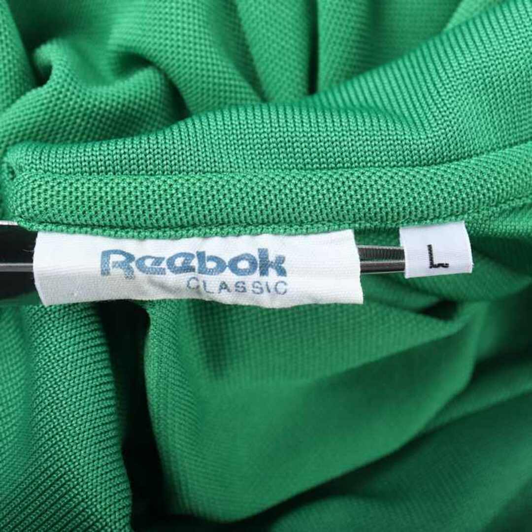 Reebok(リーボック)のリーボック 半袖ポロシャツ ワンポイントロゴ クラシック ゴルフウエア メンズ Lサイズ グリーン Reebok メンズのトップス(ポロシャツ)の商品写真