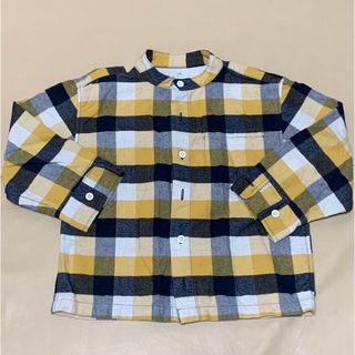 ムジルシリョウヒン(MUJI (無印良品))のカッターシャツ　ブロックチェック　男の子　幼児(Tシャツ/カットソー)