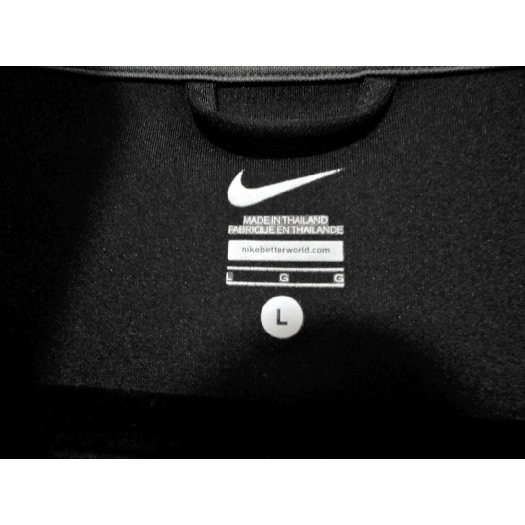 NIKE(ナイキ)のNIKE ナイキ メンズ Lサイズ ブラック グレー ストライプ フルジップ  メンズのトップス(ジャージ)の商品写真