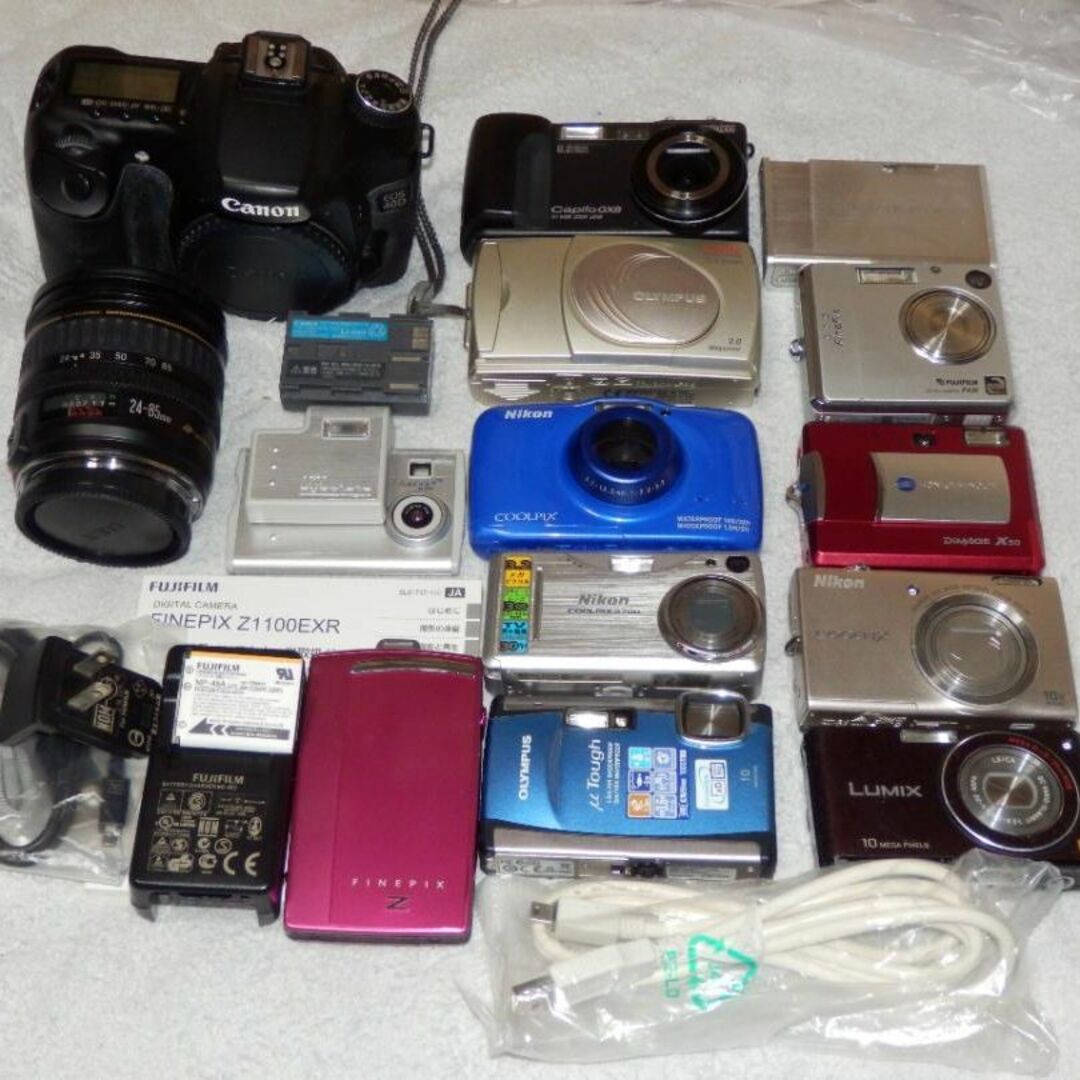 Nikon - ❤️動作品☆11台☆LUMIX☆Z1100EXR☆ニコン☆大量 Nikon - ❤️動作品☆11台☆LUMIX☆Z1100EXR☆ニコン☆大量