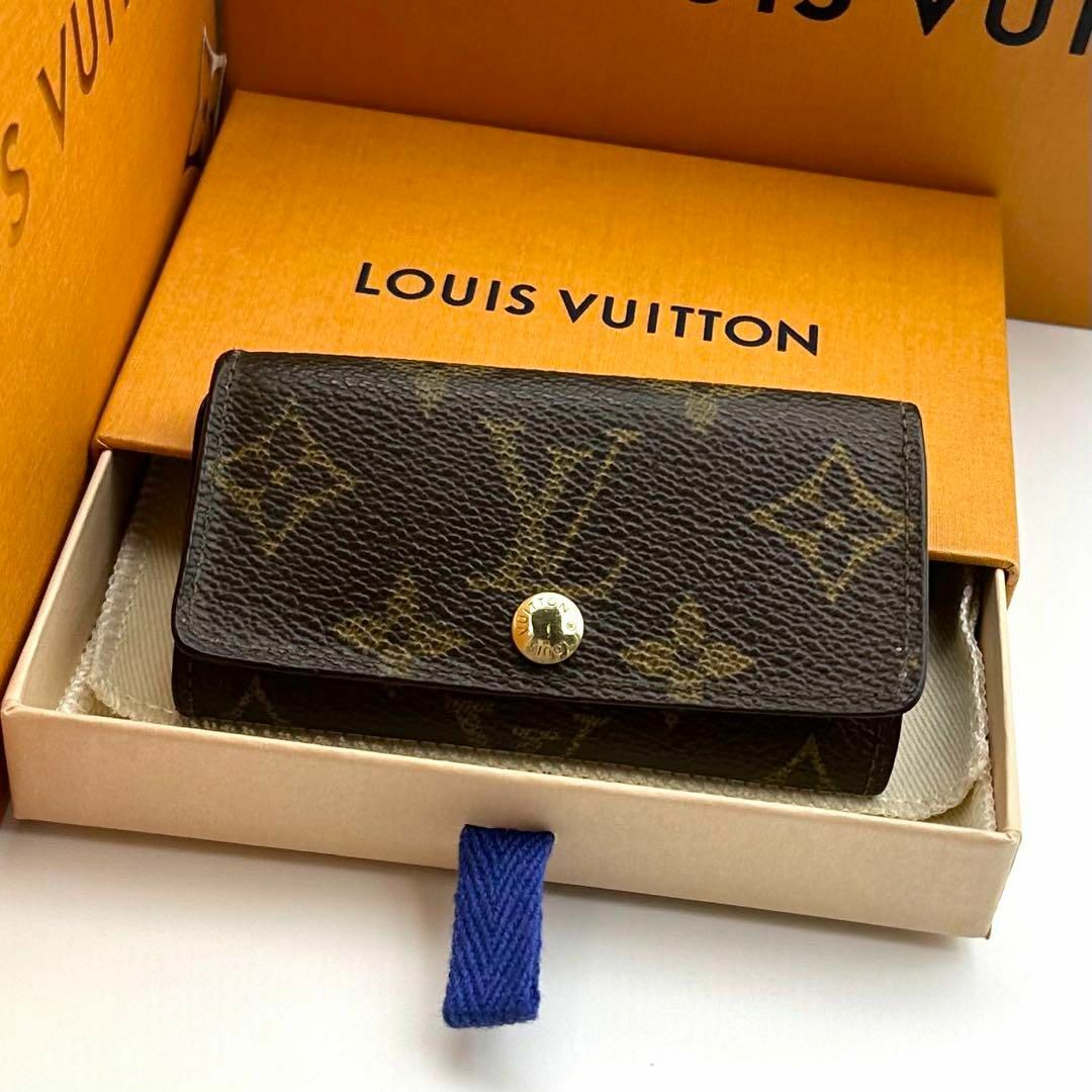 LOUIS VUITTON(ルイヴィトン)のヴィトン キーケース ４連 モノグラム ミュルティクレ４ ビトン ルイビィトン メンズのファッション小物(キーケース)の商品写真