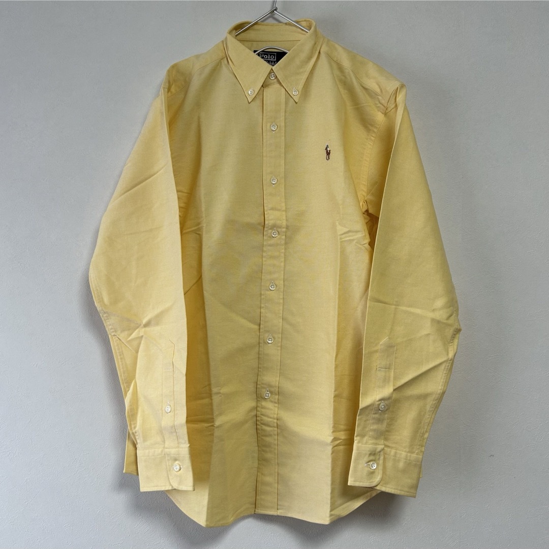 Ralph Lauren(ラルフローレン)の新品 90s POLO Ralph Lauren 長袖BDシャツ イエロー メンズのトップス(シャツ)の商品写真