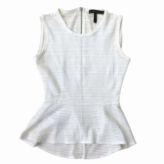 ビーシービージーマックスアズリア(BCBGMAXAZRIA)のビーシービージーマックスアズリアパンチング レース カットソー XXS ♪11(カットソー(半袖/袖なし))