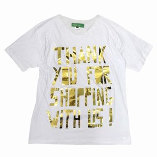 アザー(other)のナコパリス NACO PARIS 切りっぱなし ロゴ カットソー Tシャツ(カットソー(半袖/袖なし))