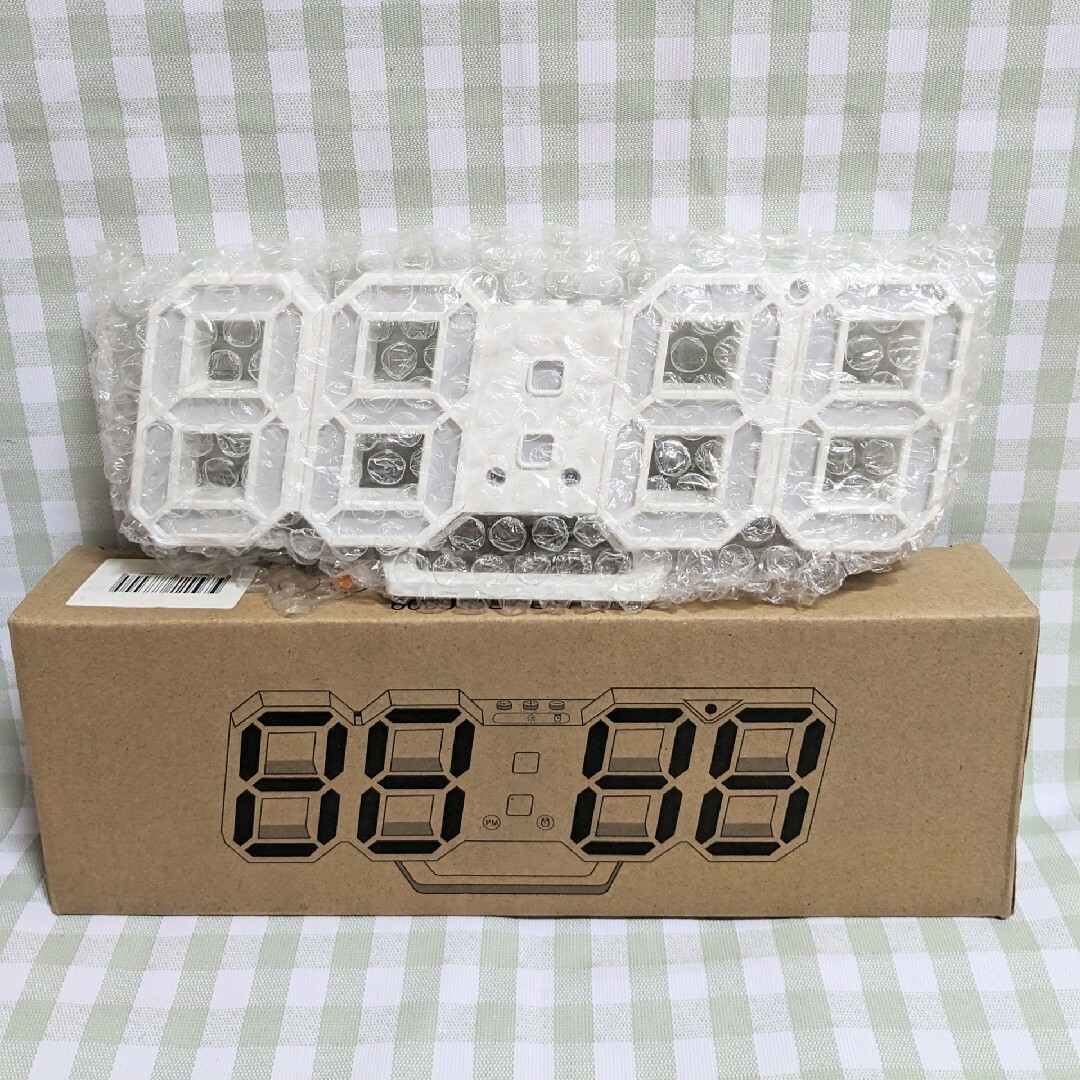 ☆新品☆ 置き時計 壁掛け時計 デジタル LED 3Dの通販 by ☆mai
