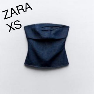 ザラ(ZARA)のストラップレストップス(ベアトップ/チューブトップ)