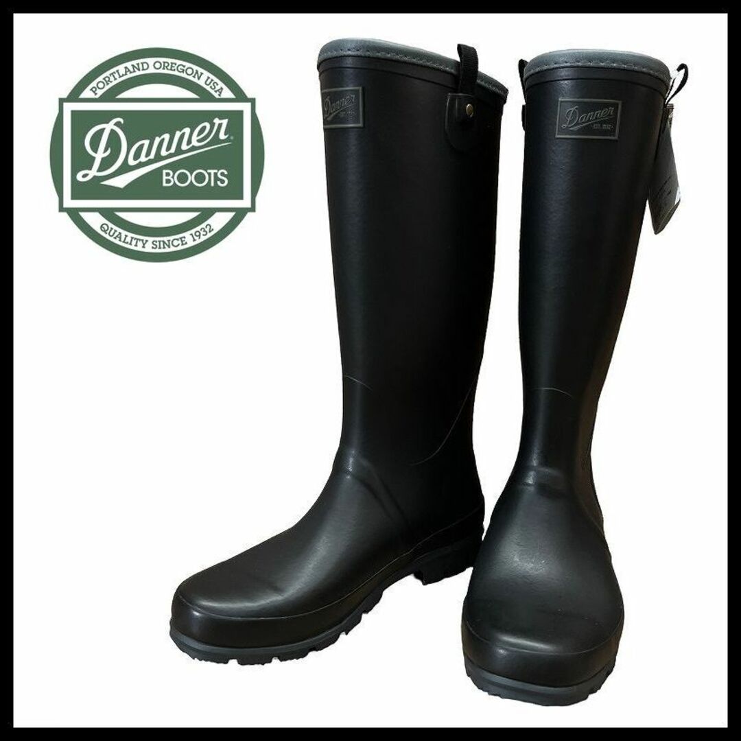 Danner(ダナー)の新品 ダナー WAHKEENA レイン ブーツ 黒 ユニセックス 24.0 ② レディースの靴/シューズ(レインブーツ/長靴)の商品写真