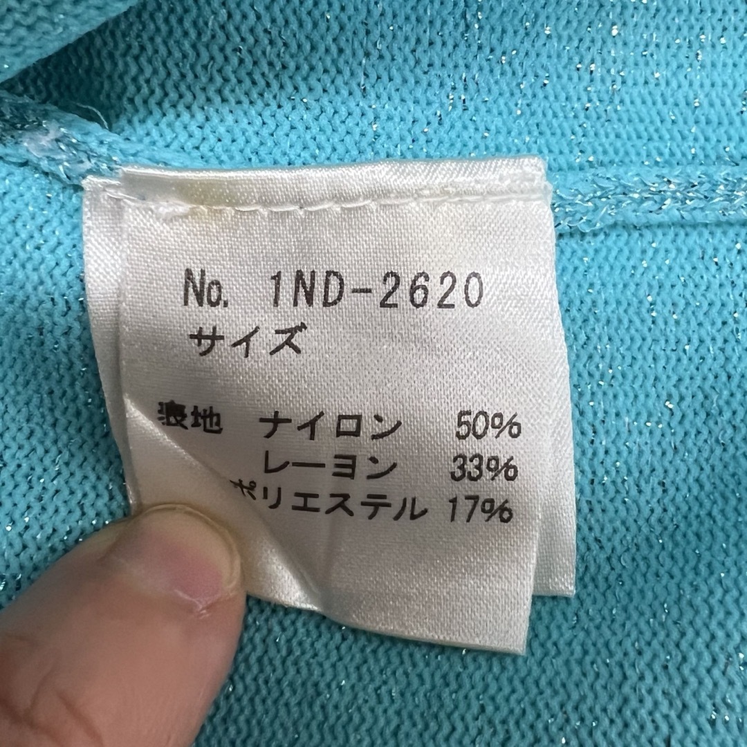 HYSTERIC GLAMOUR(ヒステリックグラマー)のOZONE COMMUNITY オゾンコミュニティ　ラメ入りジップアップトップス レディースのトップス(トレーナー/スウェット)の商品写真