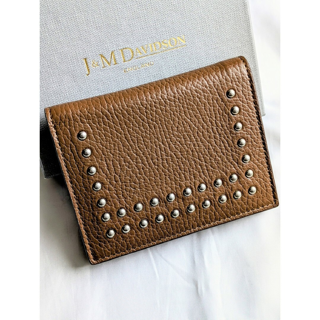 新品　J＆M DAVIDSON　三つ折り財布　ブラウン | フリマアプリ ラクマ