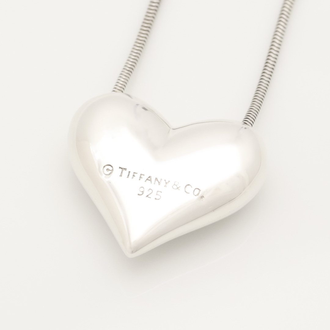 Tiffany & Co.(ティファニー)の【美品】TIFFANY&Co. ピンチド ハート スネイク チェーン ネックレス レディースのアクセサリー(ネックレス)の商品写真