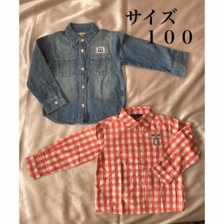 男の子長袖シャツ　　【１００】(その他)