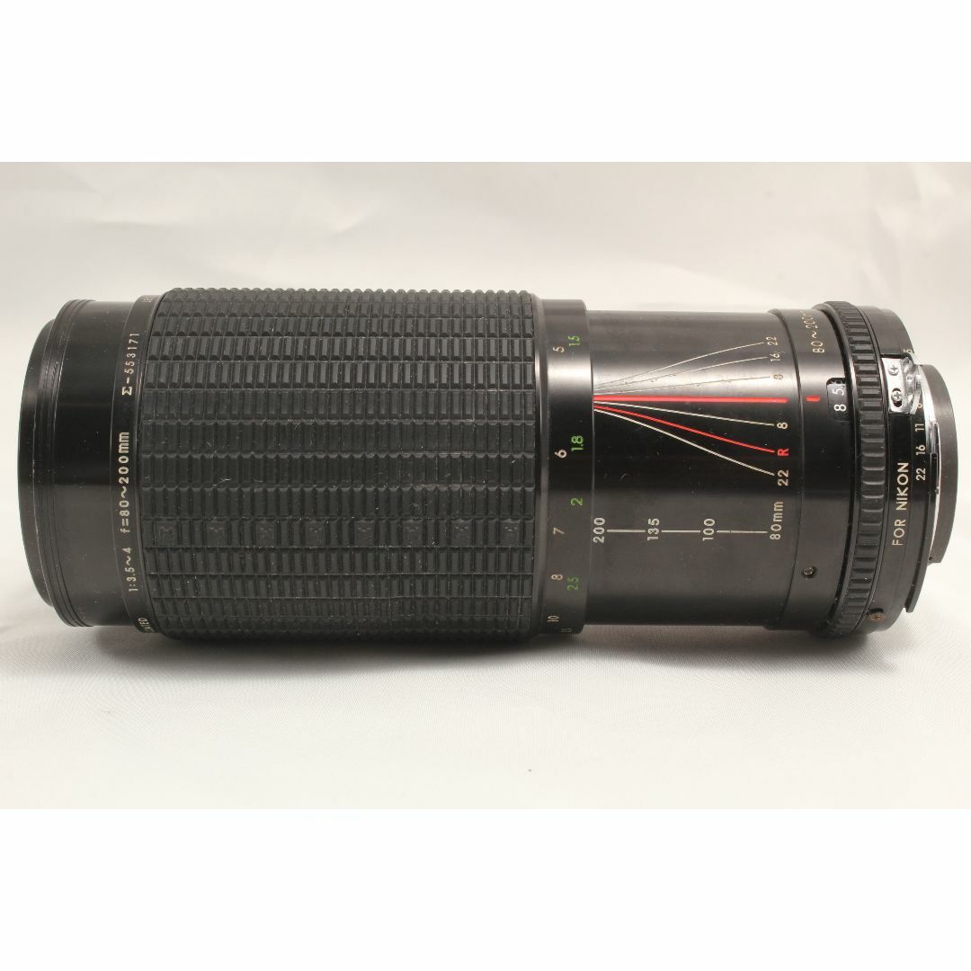 SIGMA(シグマ)のSIGMA ZOOM-i 80-200 3.5-4 ニコン用 スマホ/家電/カメラのカメラ(レンズ(ズーム))の商品写真