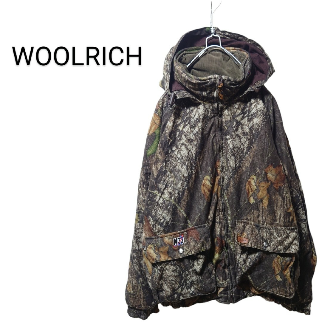 WOOLRICH(ウールリッチ)の【WOOLRICH】90's リアルツリーカモ リバーシブルブルゾン A1727 メンズのジャケット/アウター(ブルゾン)の商品写真