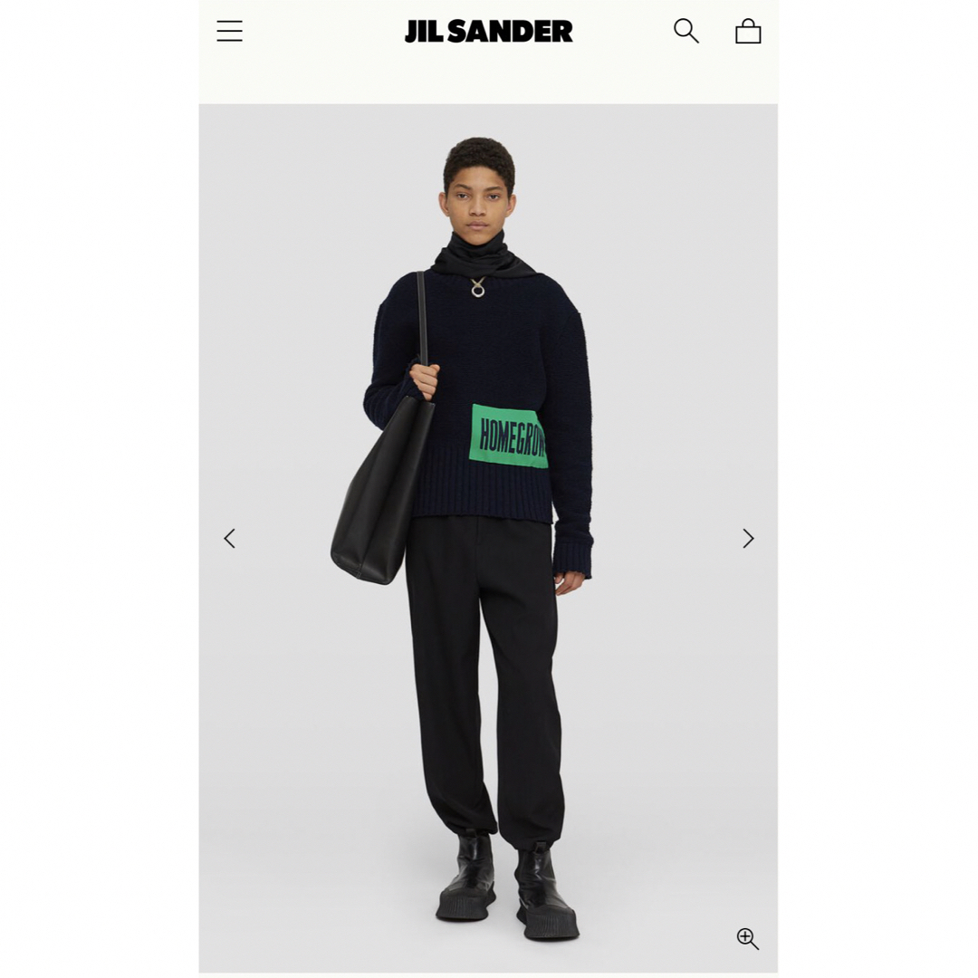 Jil Sander(ジルサンダー)のJIL SANDER 21SS SIDE ZIP EASY PANTS メンズのパンツ(スラックス)の商品写真