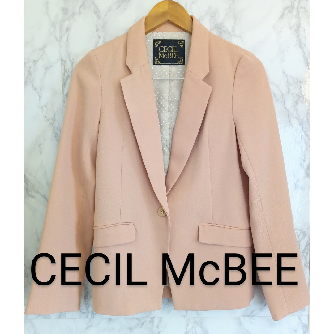 CECIL McBEE(セシルマクビー)のセシルマクビー テイラージャケット レディースのジャケット/アウター(テーラードジャケット)の商品写真