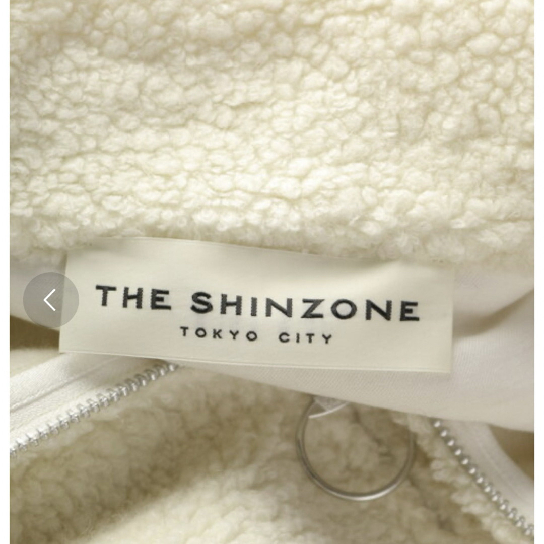 Shinzone(シンゾーン)のTHE SHINZONE ザシンゾーン ハーフジップボア ホワイトFREE レディースのジャケット/アウター(その他)の商品写真
