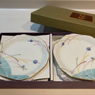 ノリタケ(Noritake)のノリタケ 乃りたけ 華麗句 銘々皿　中皿 5枚セット　新品未使用(食器)